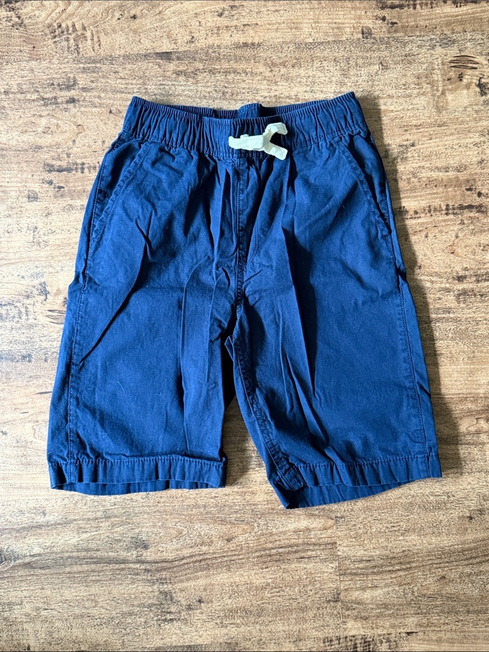 Place Navy Drawstring Waist Casual Kids Shorts